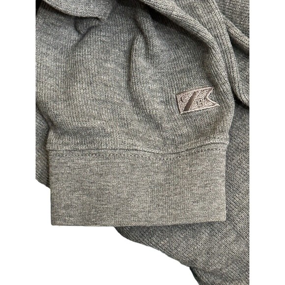 Cutter & Buck Sweater Men’s Size Large Gray 1/4 Zip Pullover 100% Cotton - Picture 6 of 11